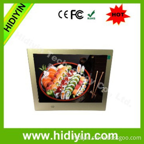 8 inch metal slim design bluetooth digital nude photo frame